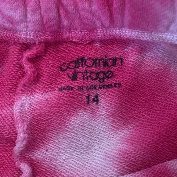 Californian Vintage Girls Pink and White Sweatsuit Size 14 - Picture 13 of 15